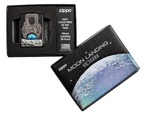 Zippo Lighter 29862 Armor™ Collectible Moon Landing 50 Years 29862