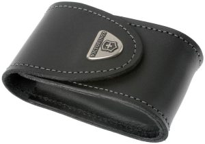 VICTORINOX LEATHER BELT POUCH BLACK 4.0521.3 4.0521.3