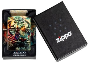 Zippo Lighter 46145 Tiger Design 46145