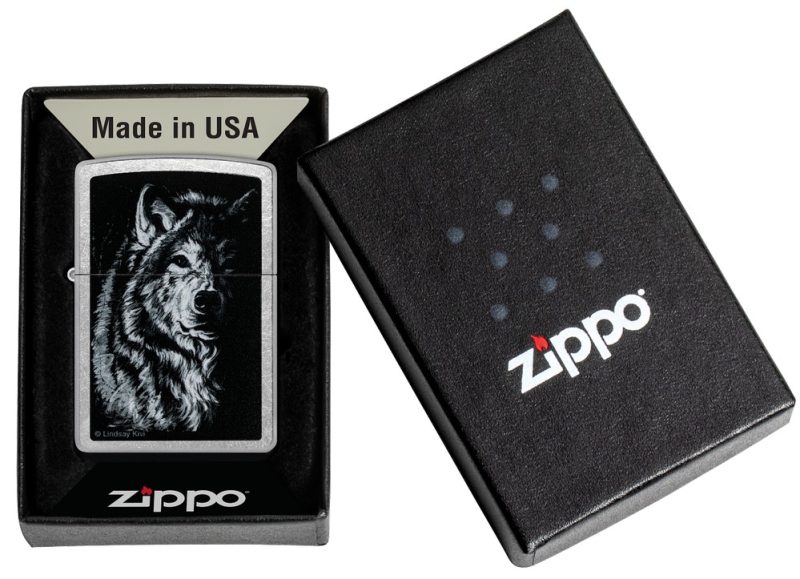 Zippo Lighter 46149 Lindsay Kivi - Shadow Wolf 46149