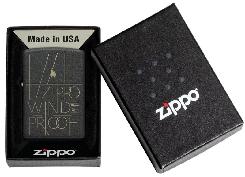 Zippo Lighter 46172 Line Art Zippo Design 46172