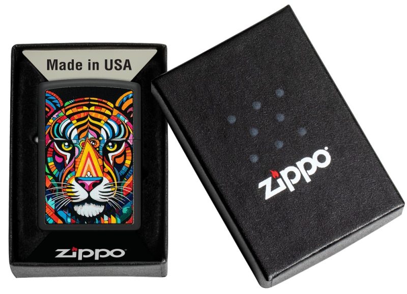 Zippo Lighter 46235 Tiger Stripes Design 46235
