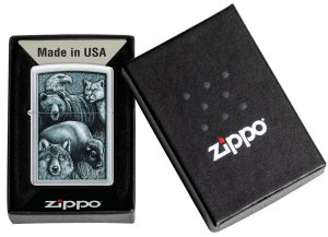 Zippo Lighter 46237 Animal Kingdom Design 46237
