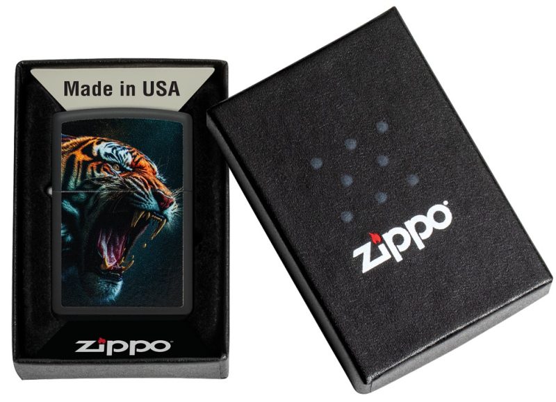 Zippo Lighter 46241 Tiger Roar Design 46241