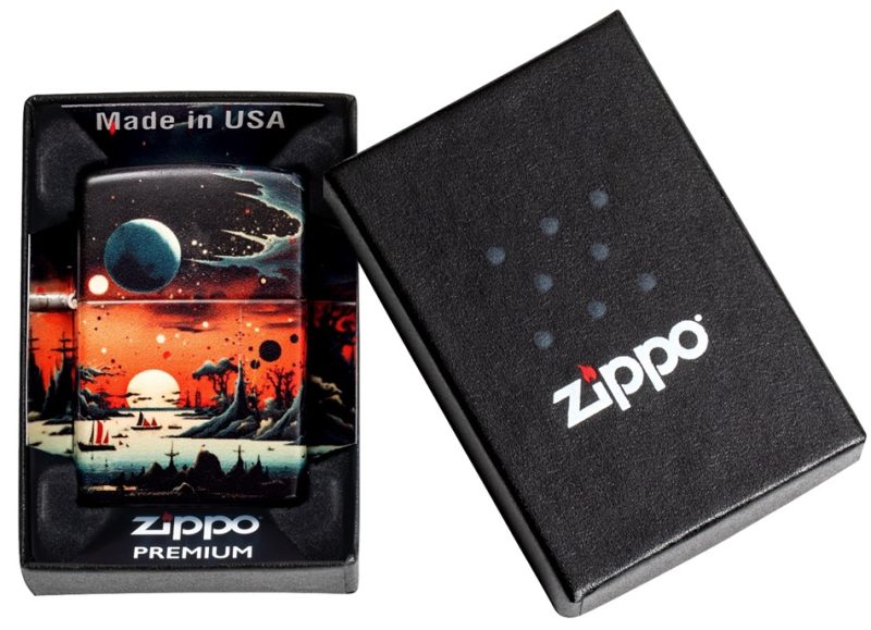 Zippo Lighter 46254 Galactic Landscape Design 46254