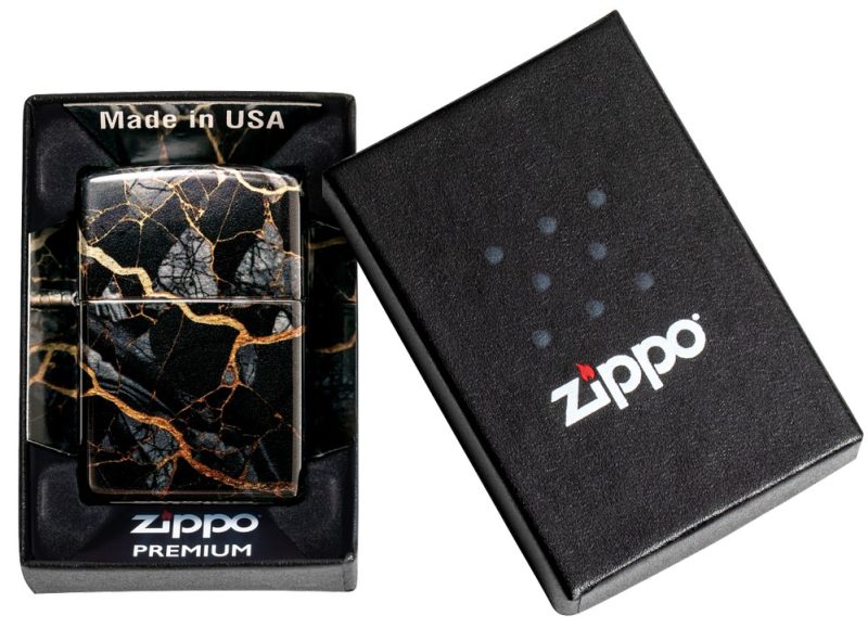Zippo Lighter 46255 Fusion Marble Design 46255