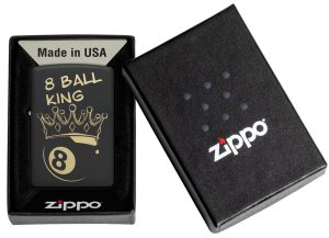 Zippo Lighter 46291 King 8 Ball Design 46291