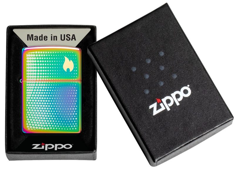 Zippo Lighter 46569 Dot Matrix Design 46569