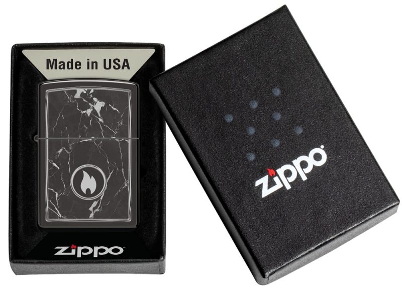 Zippo Lighter 46571 Marble Flame Design 46571