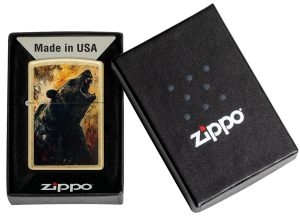 Zippo Lighter 46695 Grizzly Roar Design 46695