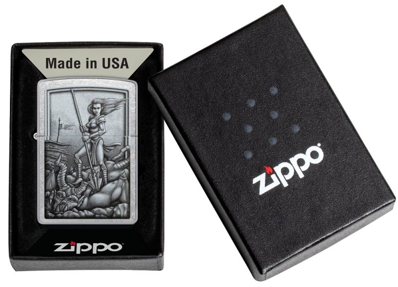 Zippo Lighter 48371 Medieval Mythological Design 48371