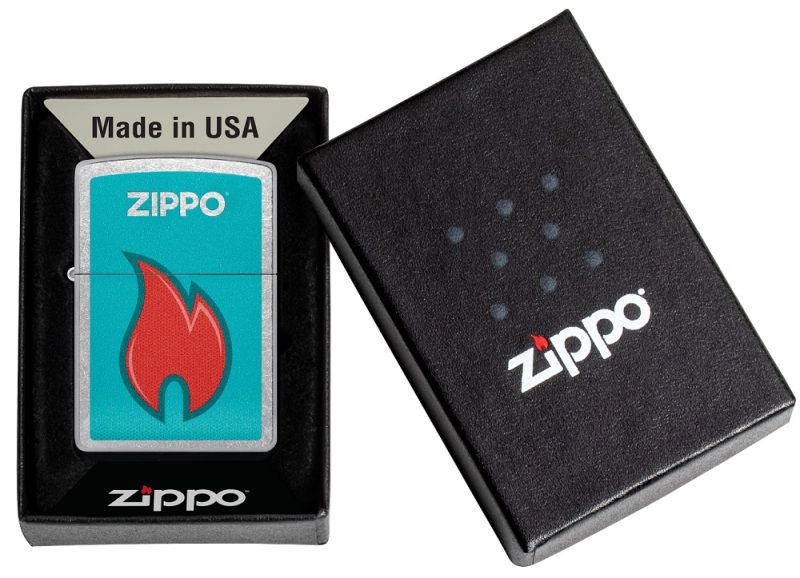 Zippo Lighter 48495 Flame Design 48495