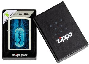 Zippo Lighter 48520 Tube Woman Design 48520