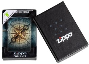 Zippo Lighter 48562 Compass Ghost Design 48562