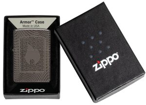 Zippo Lighter 48569 Armor™ Flame Pattern Design 48569