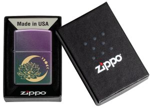 Zippo Lighter 48587 Lotus Moon Design 48587