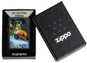 Zippo Lighter 48596 Linda Picken Fox in Snow 48596