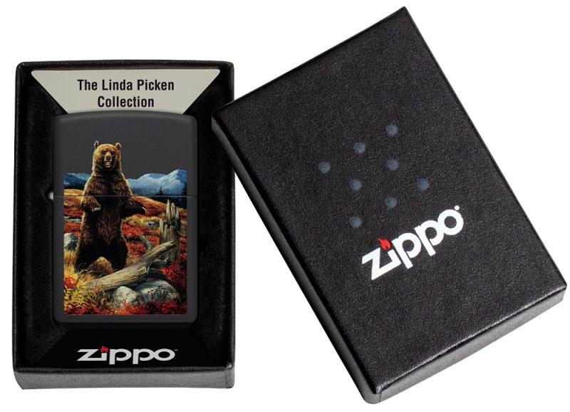 Zippo Lighter 48597 Linda Picken Grizzly 48597