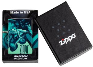 Zippo Lighter 48605 Mermaid Zippo Design 48605