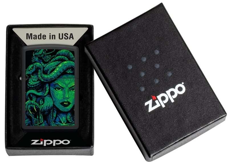 Zippo Lighter 48609 Medusa Design 48609