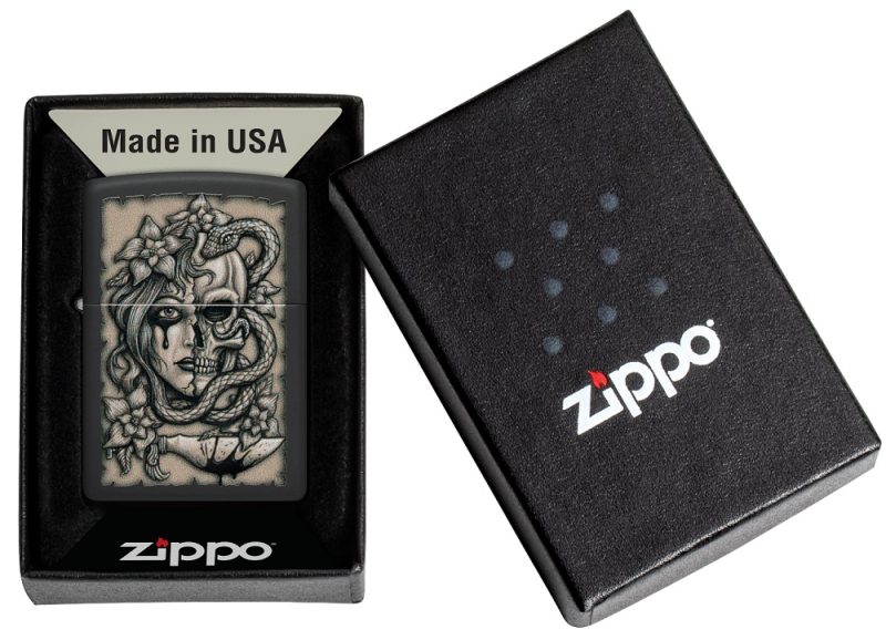 Zippo Lighter 48616 Gory Tattoo Design 48616