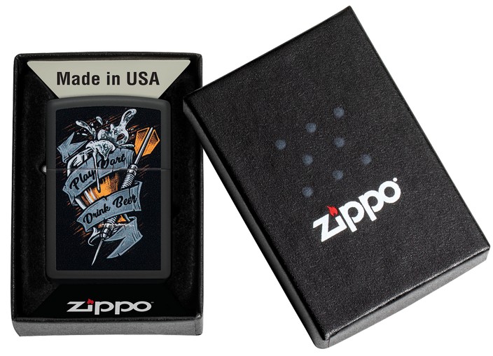 Zippo Lighter 48679 Darts Design 48679