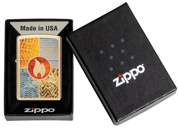 Zippo Lighter 48729 Elements of Earth Design 48729