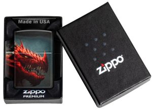Zippo Lighter 48777 Dragon Design 48777