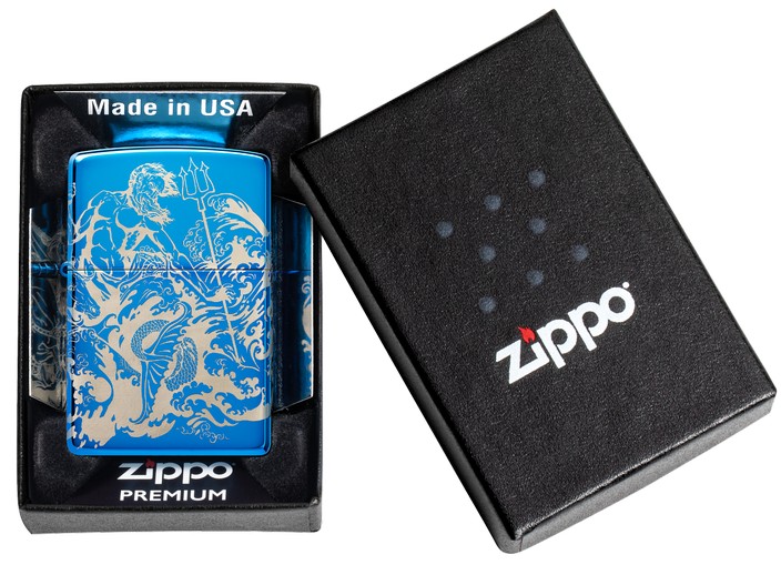 Zippo Lighter 48787 Atlantis Design 48787