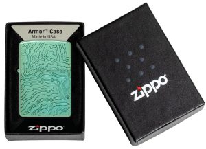 Zippo Lighter 48917 Armor® Map Design 48917