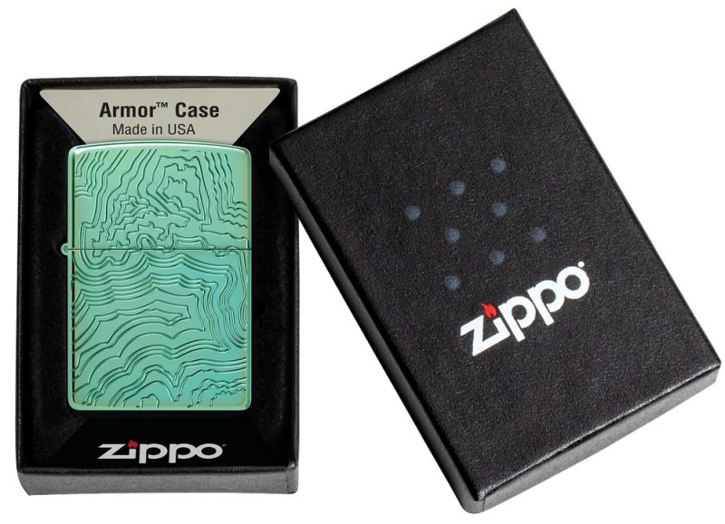 Zippo Lighter 48917 Armor® Map Design 48917
