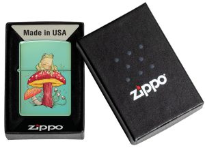 Zippo Lighter 48973 Mystical Frog Design 48973