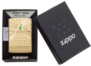 Zippo Lighter 49060 Armor™ Eye of Providence Design 49060