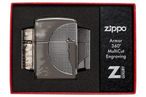 Zippo Lighter 49353 Armor® Wolf Design 49353