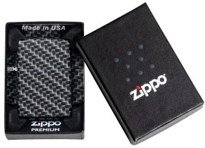 Zippo Lighter 49356 Carbon Fiber Design 49356