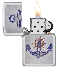 Zippo Lighter 49411 Anchor Design 49411