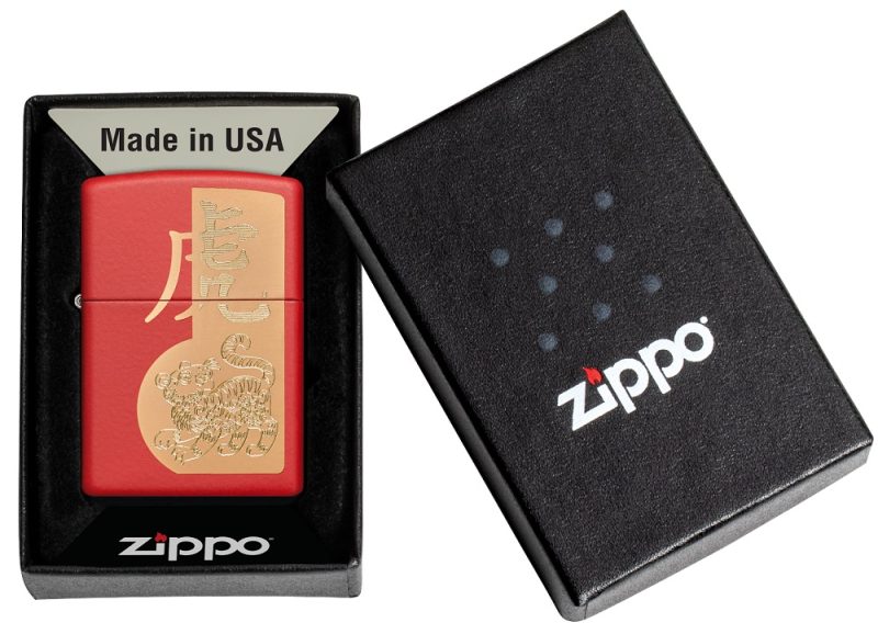 Zippo Lighter  49701 Year of the Tiger Design 49701