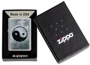 Zippo Lighter 49772 Ying Yang Design 49772
