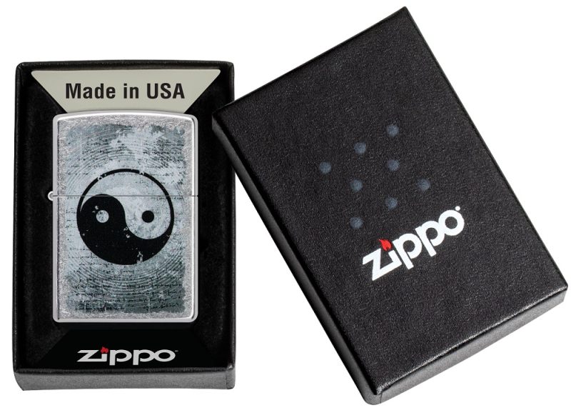 Zippo Lighter 49772 Ying Yang Design 49772
