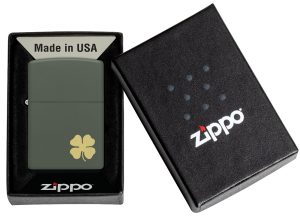 Zippo Lighter 49796 Four Leaf Clover 49796