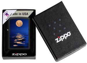 Zippo Lighter 49810 Full Moon Design 49810