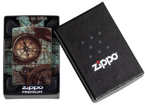 Zippo Lighter 49916 Compass Design 49916