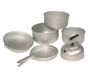 Mil Tec pulēta alumīnija trauku komplekts 14641000 (Copy)