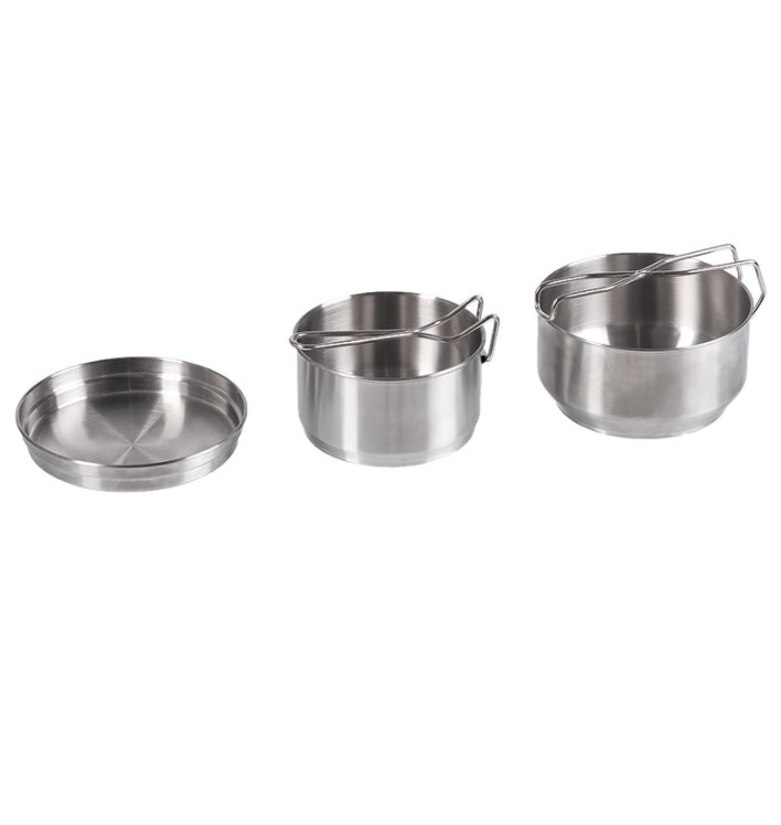 Mil Tec nerūsējošā tērauda trauku komplekts 14664800