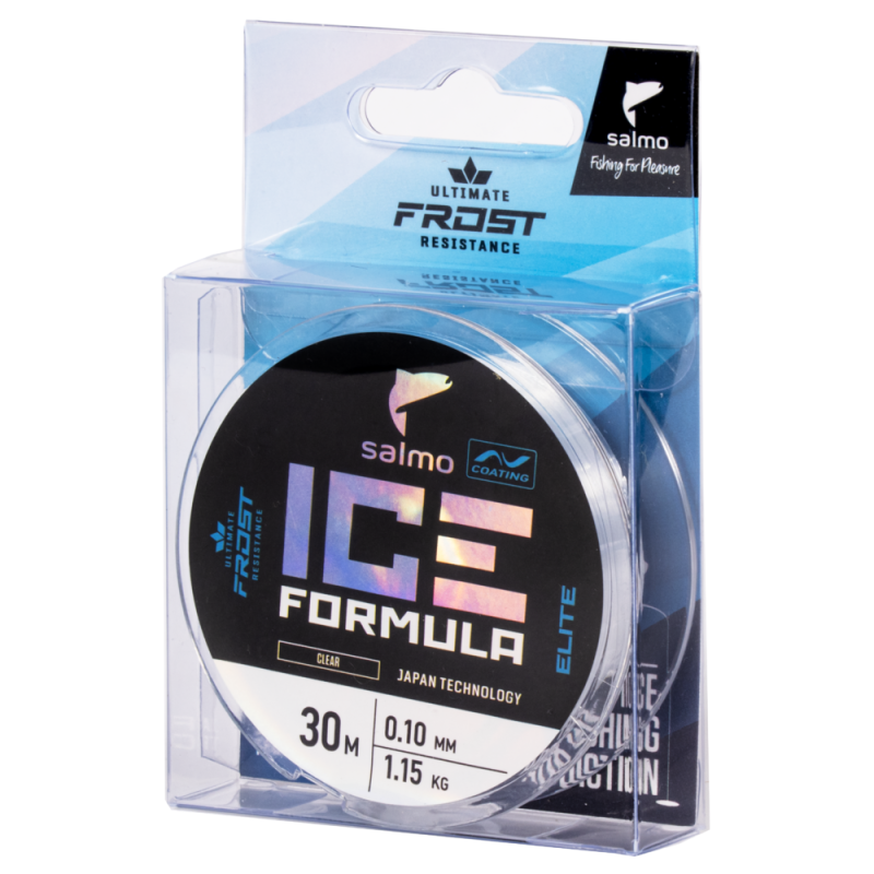 Aukla monofīlā ziemas Salmo Elite ICE FORMULA Clear