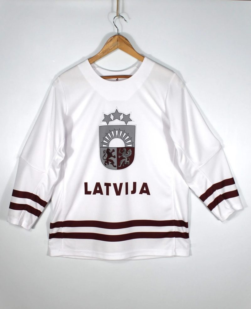 Hokeja fanu krekls Latvija LV25