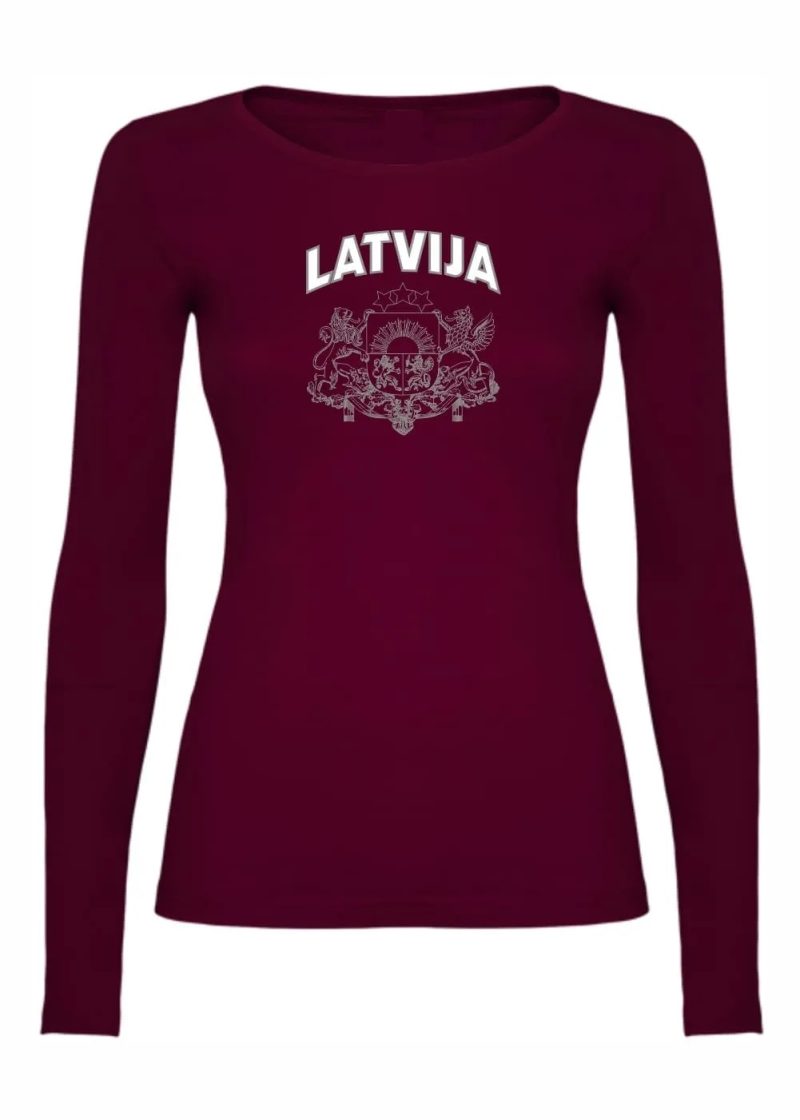 Sieviešu T-Krekls ar garām piedurknēm Latvija