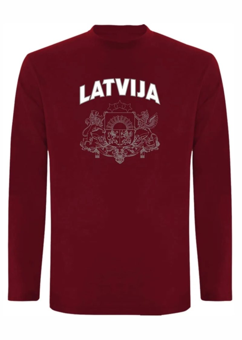 T-Krekls ar garām piedurknēm Latvija