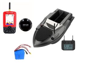 FLYTEC V080 ēsmas laiva ar eholoti un akumulatoru