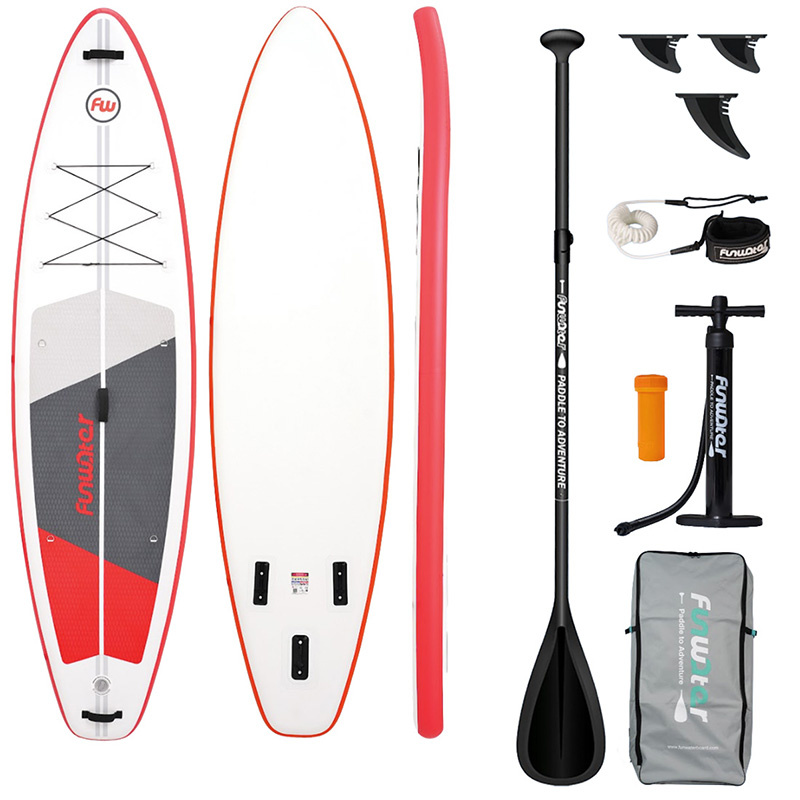 FunWater 3,35m SUP dēļa komplekts Red-white